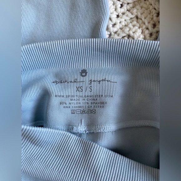 Spiritual Gangster Sky Blue Leggings - Picture 6 of 6